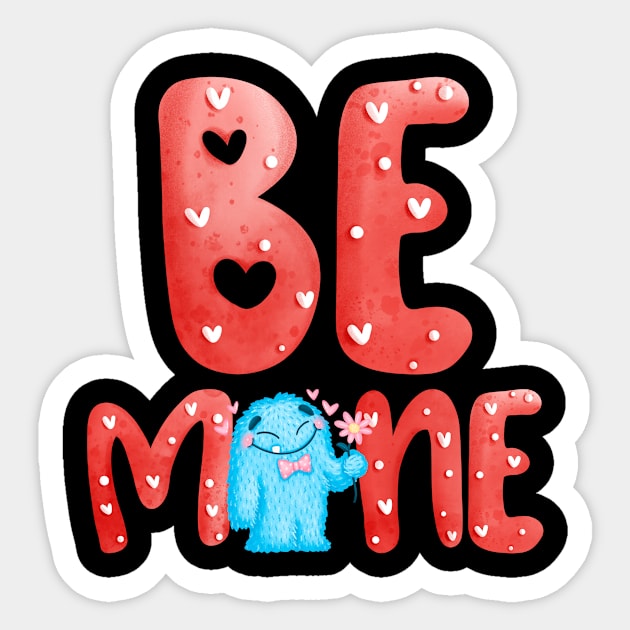 Be Mine For Valentine’s Day Sticker by Jori Merch